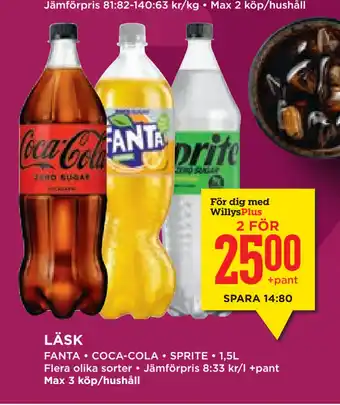 Willys Hemma LÄSK erbjuda