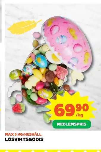 Coop LÖSVIKTSGODIS erbjuda