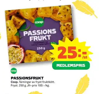 Coop PASSIONSFRUKT erbjuda