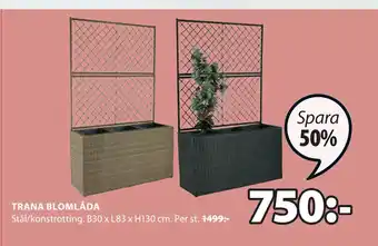JYSK TRANA BLOMLÅDA erbjuda