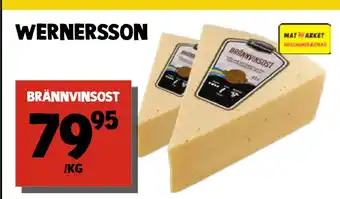MatArket BRÄNNVINSOST erbjuda