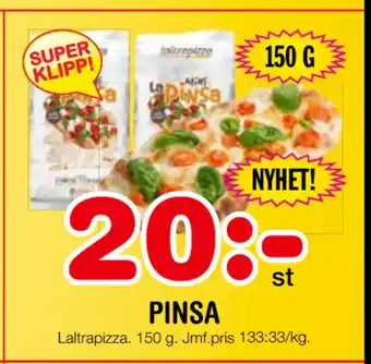 Nya Pulsen PINSA erbjuda