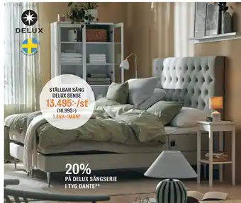 Mio Ställbar säng erbjuda