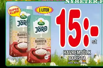 Nya Pulsen HAVREMJÖLK BARISTA erbjuda