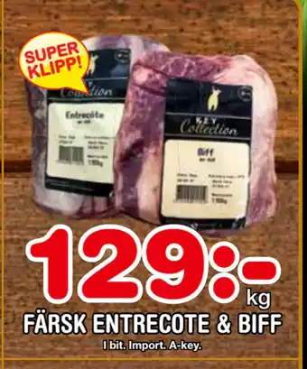 Nya Pulsen FÄRSK ENTRECOTE & BIFF erbjuda