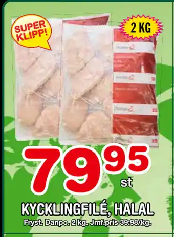 Nya Pulsen KYCKLINGFILÉ, HALAL erbjuda