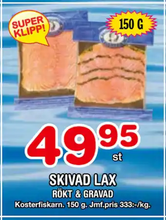 Nya Pulsen SKIVAD LAX erbjuda