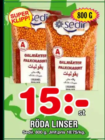 Nya Pulsen RÖDA LINSER erbjuda