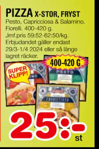 Nya Pulsen PIZZA erbjuda