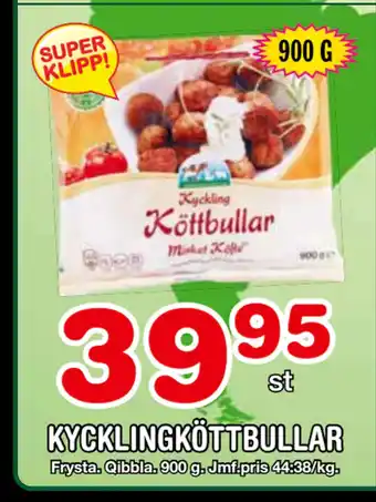 Nya Pulsen KYCKLINGKÖTTBULLAR erbjuda