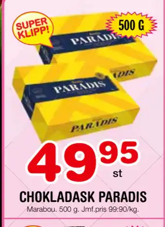 Nya Pulsen CHOKLADASK PARADIS erbjuda