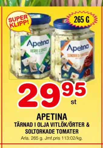 Nya Pulsen APETINA erbjuda