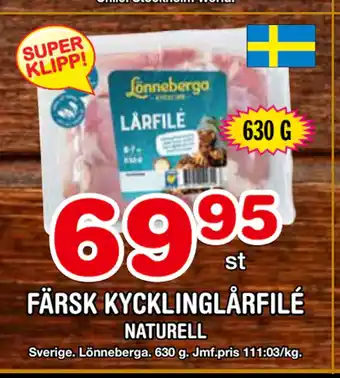 Nya Pulsen FÄRSK KYCKLINGLÅRFILÉ erbjuda