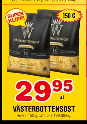 Nya Pulsen VÄSTERBOTTENSOST erbjuda