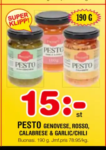 Nya Pulsen PESTO erbjuda