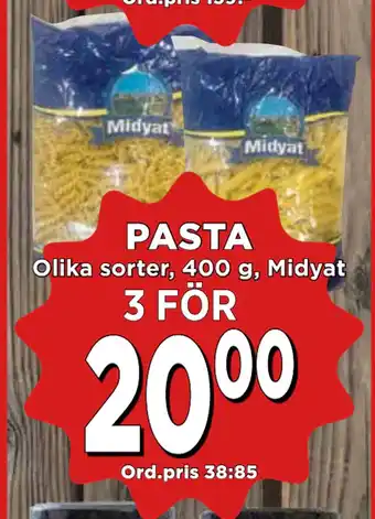 Supergrossen PASTA erbjuda