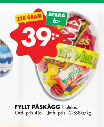 ÖoB FYLLT PÅSKÄGG erbjuda