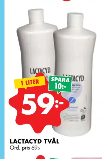 ÖoB LACTACYD TVÅL erbjuda