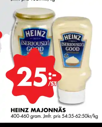 ÖoB HEINZ MAJONNÄS erbjuda