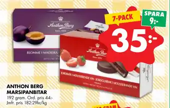 ÖoB ANTHON BERG MARSIPANBITAR erbjuda