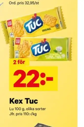 City Gross Tuc smörgåskex erbjuda