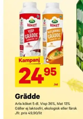City Gross Arla köket vispgrädde erbjuda
