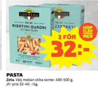 Coop Casa di luca pasta sorterad erbjuda