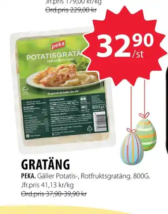 Peka potatisgratäng