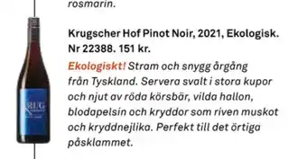 Coop Mersmak Leksands tre kullor röd vin erbjuda