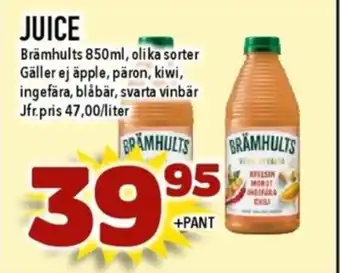 Matdax Brämhults juice erbjuda