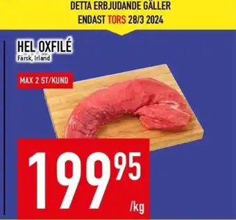 Matdax Marabou oxfilé erbjuda
