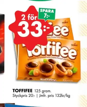 ÖoB Toffifee chokladask erbjuda