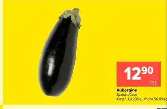 Coop Extra Coop aubergine erbjuda