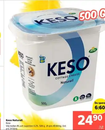 Coop Extra Keso cottage cheese erbjuda