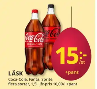 Tempo Coca cola läskedryck erbjuda