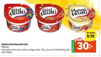 Coop Extra Risifrutti mellanmål erbjuda
