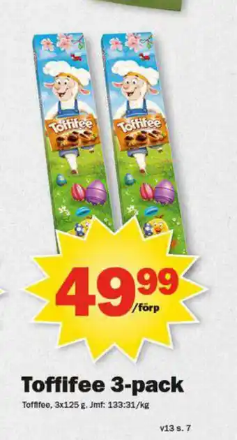Pekås Toffifee 3-pack erbjuda