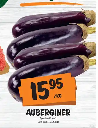 Bazaar Food market AUBERGINER erbjuda