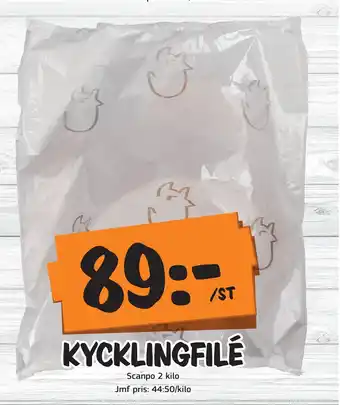 Bazaar Food market KYCKLINGFILÉ erbjuda