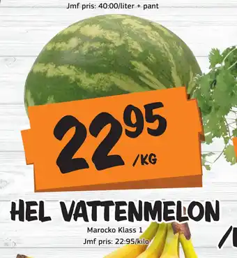 Bazaar Food market HEL VATTENMELON erbjuda