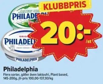 Östenssons Philadelphia erbjuda