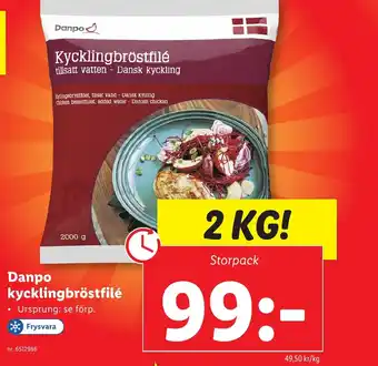 Lidl Danpo Kycklingbröstfilé erbjuda