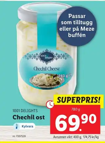 Lidl 1001 DELIGHTS Chechil ost erbjuda