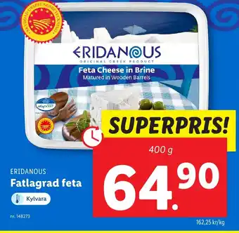 Lidl ERIDANOUS Fatlagrad feta erbjuda