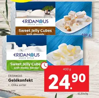 Lidl ERIDANOUS Gelékonfekt erbjuda