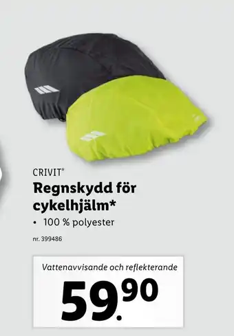 Lidl Regnskydd för cykelhjälm erbjuda