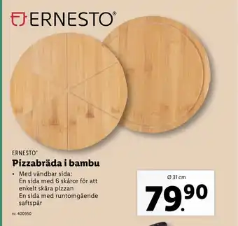 Lidl Pizzabräda i bambu erbjuda