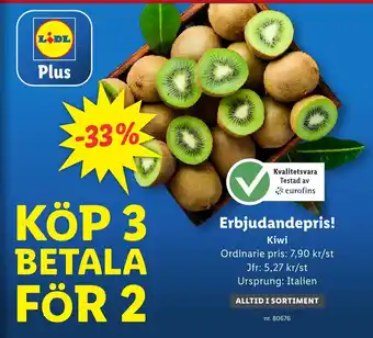 Lidl Kiwi erbjuda