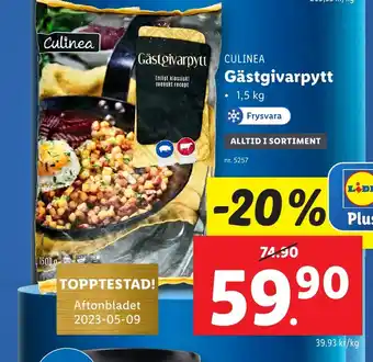 Lidl CULINEA Gästgivarpytt erbjuda