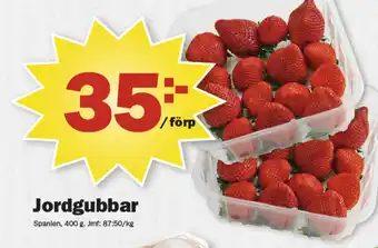 Pekås Jordgubbar erbjuda